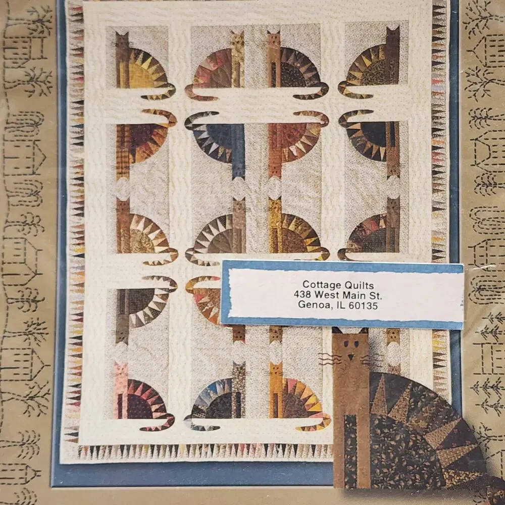 Sawtooth Cats 5 Quilting Pattern Janet Miller City Stitcher Quilt Collection